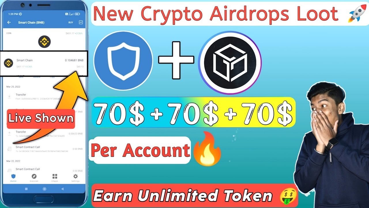 New Wallet Airdrop 70$ Instant Profit | 6 New Crypto Airdrops Loot | Today Best Crypto Airdrops Loot