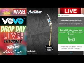 VeVe Drop Day LIVE - NYCC 2022 Loki's Scepter Marvel NFT Drop! Infinity Stone #3 of 6 - Good Luck!!